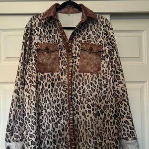 Leopard Shacket